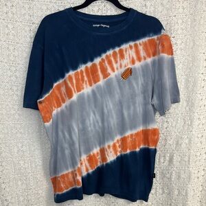 Blue and Orange Vintage Originals Tie-Dye T-Shirt